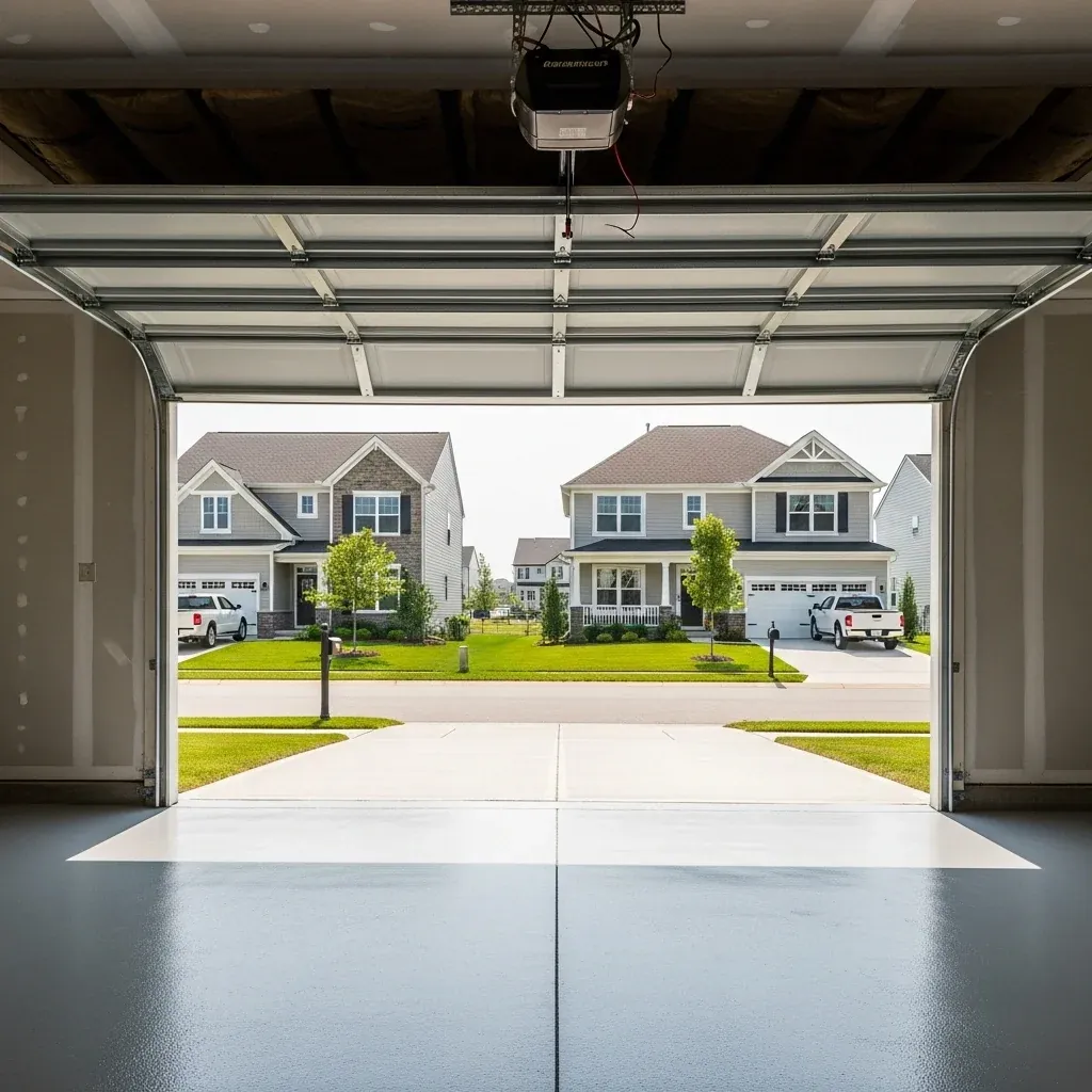 Newer Byron Center Michigan home representing the local garage coating service area