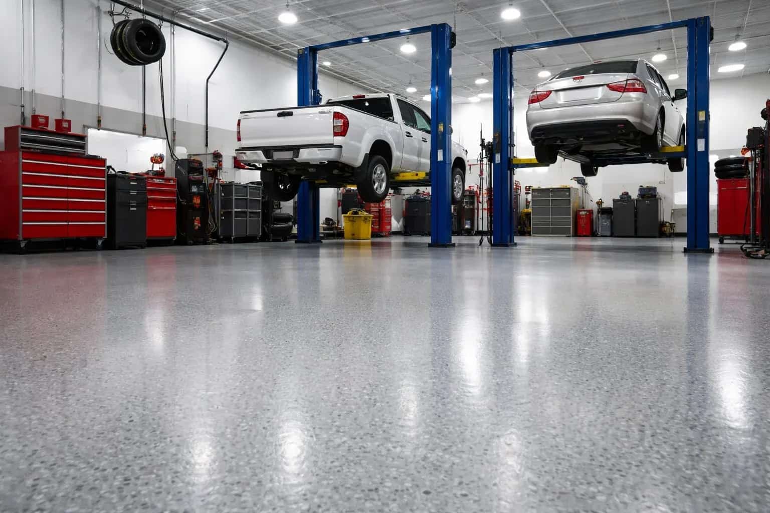 Commercial epoxy flooring suited to a Kentwood Michigan workspace